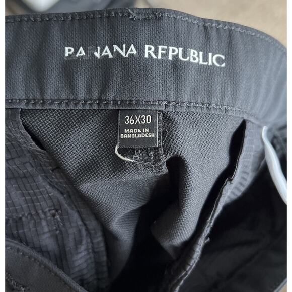 Banana Republic Stretch Slim Fit Flat Front Pant 36x30 Black #1557516 Men’s - Picture 4 of 6